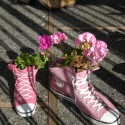 La Conner Pink Sneaker Planters