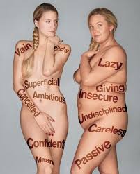 Body messages for thin and round women