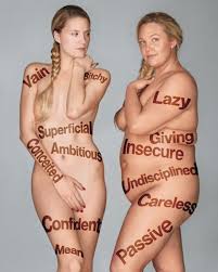 Body messages for thin and round women